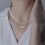 Dames choker met zwaluwparel 5