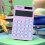 YOTQUSKI desktop calculator with extra-large LCD, solar and 1