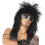 Zwarte pruik, kostuumaccessoire, One Piece 1