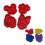 Cortador de galletas de Mickey Mouse rojo mediano 1
