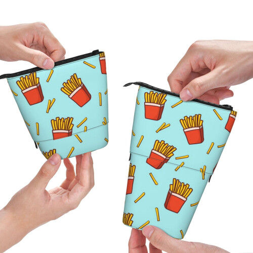 Astuccio a forma di patatine fritte per studenti, 1 pezzo
