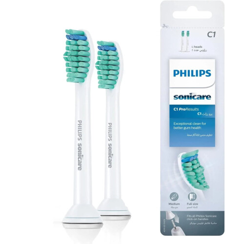 Philips Sonicare plaque control brush heads 2/4/8 pack white