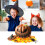 Caixa de doces em formato de abóbora de Halloween (1 peça) 4