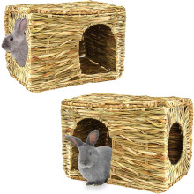 Casetta in erba per conigli, extra large, pieghevole.