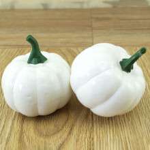 16PCS Pumpkins Saorga Bána Fómhar Glasraí Insamhalta do Oíche Shamhna, Lámhaigh, Baile, Cistin, Lasmuigh, Maisiúcháin