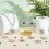 Blumenanhänger-Set mit 30 Cabochons 4