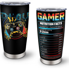 Gamer Tumbler Stainless Steel 20oz