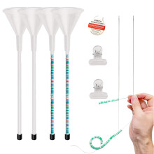 Kit di imbuto per perline di argilla, 4 pezzi per la creazione di gioielli