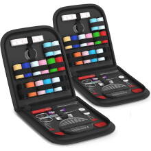 Kit de couture pour débutants et voyageurs avec outils (2 packs)