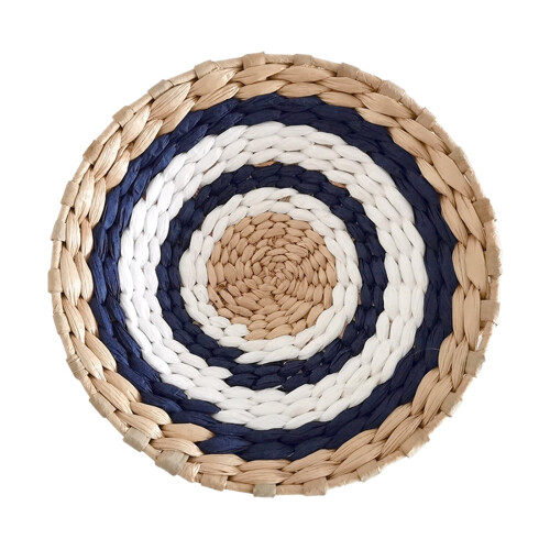 Böhmischer Strohwandbehang, handgewebt, 25 cm