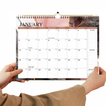 Calendario da parete/scrivania in stile semplice 2025–2026