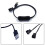 5V4-pinners til 2-veis USB-adapterkabel for PC-vifte 2