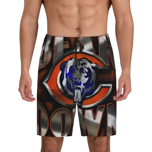 Chicago herr sportpyjamasshorts med laglogotyp