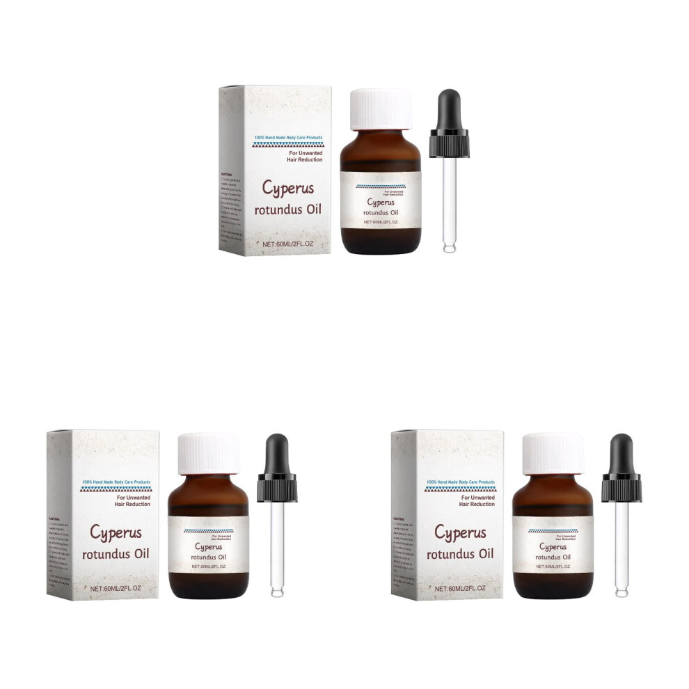 Cyperus Rotundus Oil for Hair Reduction 60ml with Dropper