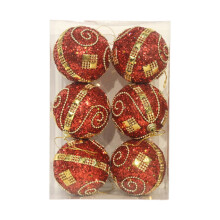 Staron mini Christmas balls ornaments rose gold 6 pcs
