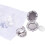 Ringemner med ovale cabocher i antik sølv 13x18mm 10 4
