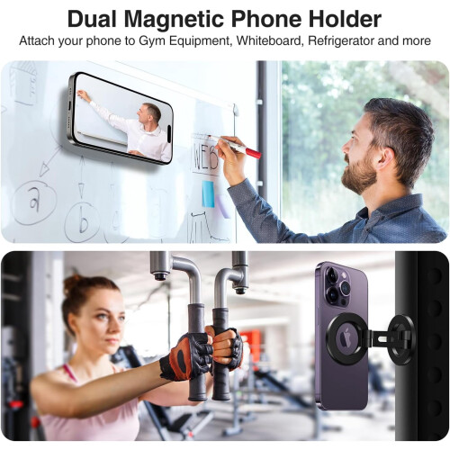 Magnetic Phone Stand Portable Dual Magnet Foldable for 1