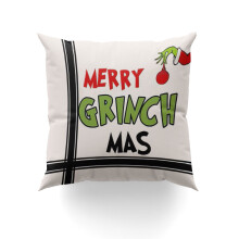 Grinch díszpárnahuzat 20x20 hüvelykes lakberendezés