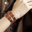 Βραχιόλι Punk Rock Cuff από Απομίμηση Δέρματος 3 Χρώματα 28.8cm 7