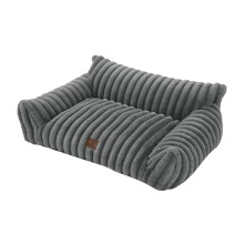 Canapé-lit pour animaux de compagnie, gris, pour chiens et chats de petite et moyenne taille