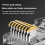 RJ45CAT6 Ethernet-Kabelstecker Silber 100 Stück 2