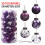 Christmas Ball Ornaments Black 6cm 30PCS 4