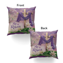 Paas sierkussenhoes 16x16 inch woondecoratie