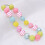 Ensemble collier et bracelet Rainbow Chunky Bubblegum (1 ensemble) 3