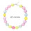 Conjunto de colar e pulseira Rainbow Chunky Bubblegum (1 conjunto) 6