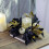 Halloween artificial rose candle ring wreath black maple 5