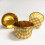 Gingham foil cupcake liners 3.5 oz 50 count yellow checkered 3