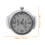 Glitter Nurse Fob Watch Ring Grey Adjustable 7