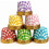 Gingham foil cupcake liners 3.5 oz 50 count yellow checkered 4