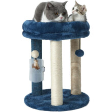 Kradsetræ til katte med seng Sisal Jute3Toys Blå