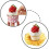 Gingham foil cupcake liners 3.5 oz 50 count yellow checkered 5