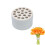 Support de tige d'ikebana en spirale gris grand 1