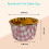 Gingham Foil Cupcake Liners 3.5 oz 200 pcs 4 colors 2