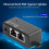 PoE und RJ45, DC 5,5 x 2,1 mm 8