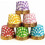 Gingham Foil Cupcake Liners 3.5 oz 200 pcs 4 colors 3