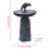 Halloween Resin Crow Bird Bath with Figurines 1 pc 2