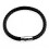 Magnetspänne flätat läderarmband silver rostfritt stål 2