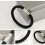 Magnetspänne flätat läderarmband silver rostfritt stål 8
