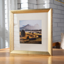 Pine Solid Wood Photo Frame Square Rustic 8x8 Inch