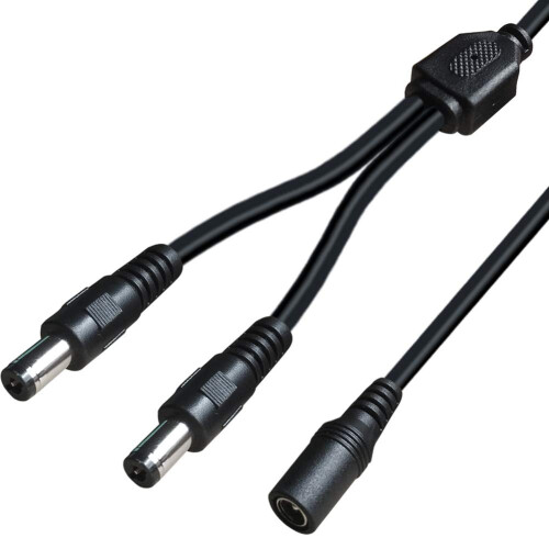 DC-Stromverteilerkabel 5,5 mm x 2,1 mm, 2er-Pack 1