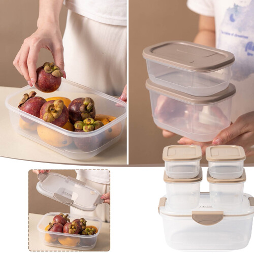 Bento Box Recipient alimentar reutilizabil mare, pachet de 1
