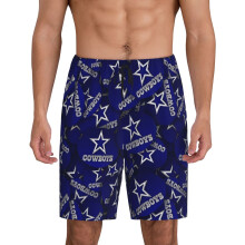 Calça de pijama curta masculina DC Cowboys com logotipo de futebol americano