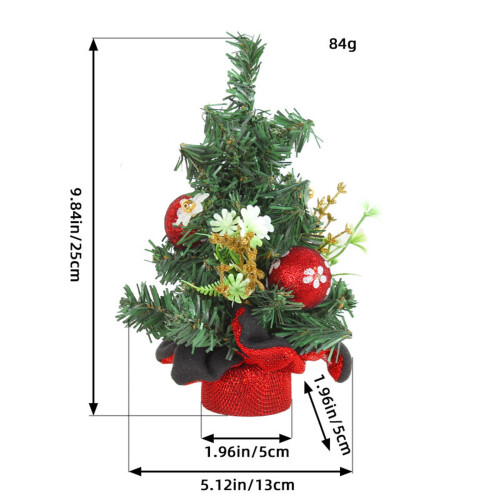 Christmas tree decoration with pine needles and red fruit 1