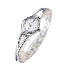 Women's Silver Waterproof Bangle Watch