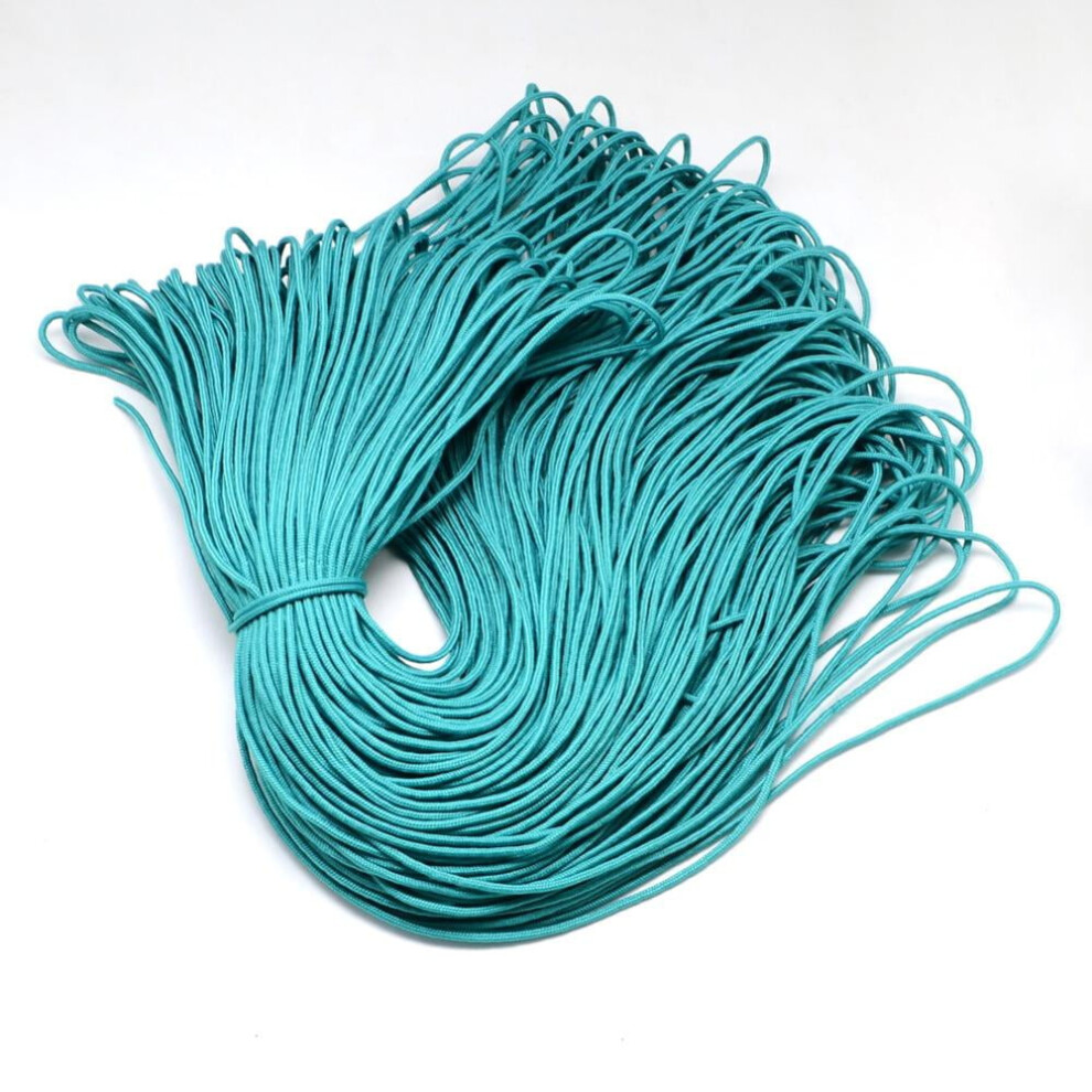 Polyester Spandex Cord Rope Dark Cyan 2Mm 100M Bundle 901085516465