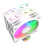 Ψύκτρα CPU Jixopn Air Λευκό 4-σωλήνας θερμότητας 10cm PWM ARGB για 7
